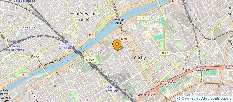 localisation de l'entreprise MAISON FLEURIE à CLICHY