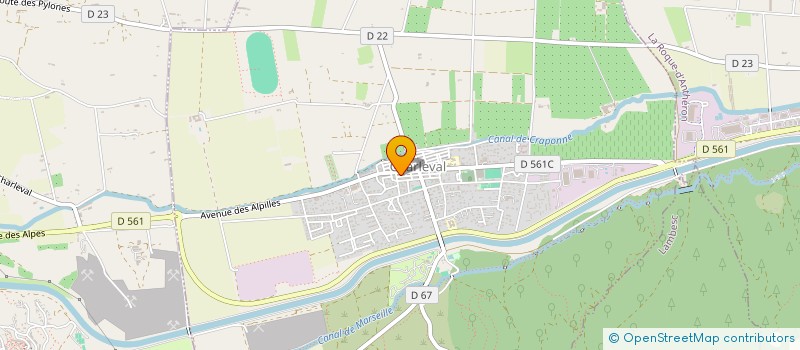 localisation de l'entreprise MAISON FLORENT  CHARLEVAL