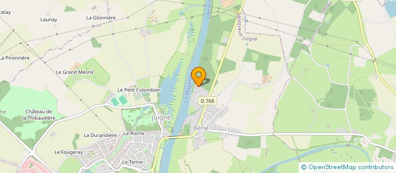 localisation de l'entreprise MAISON FLOTTANTE à MONTREUIL-JUIGNE