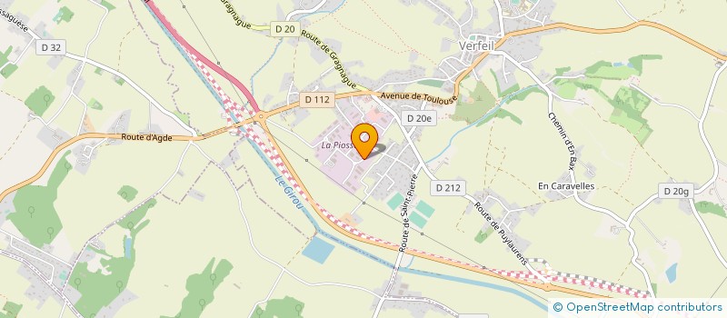 localisation de l'entreprise MAISON FMF TOULOUSE à VERFEIL