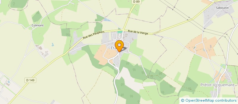 localisation de l'entreprise MAISON FOLLIN CONCIERGERIE  ETALLEVILLE