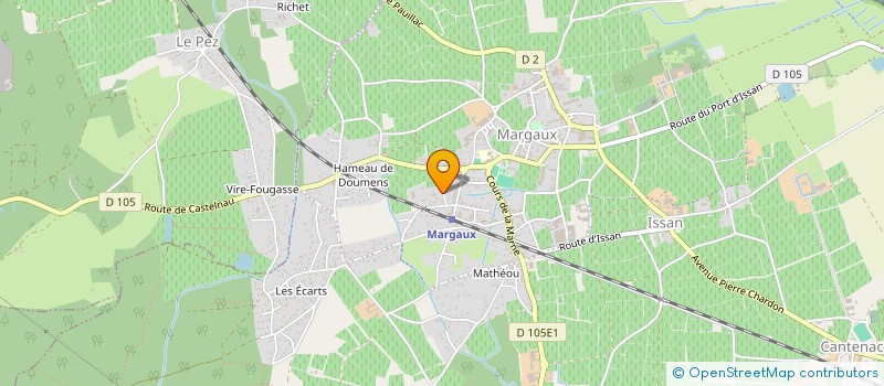 localisation de l'entreprise MAISON FONCK  MARGAUX-CANTENAC