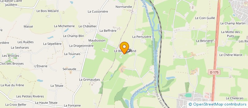 localisation de l'entreprise MAISON FONDEL  CHEVAIGNE