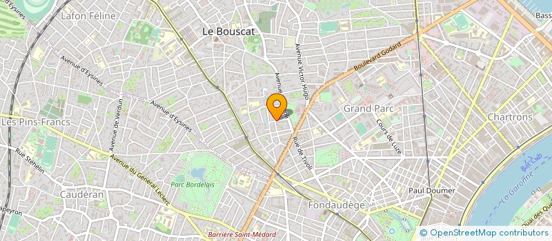 localisation de l'entreprise MAISON FONROCQUE MERCIE à LE BOUSCAT