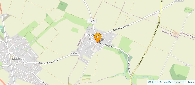 localisation de l'entreprise MAISON FONTAINE à PERIERS-SUR-LE-DAN