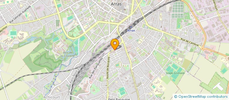 localisation de l'entreprise MAISON FORMATION INNOVATION CO.URB ARRAS à ARRAS