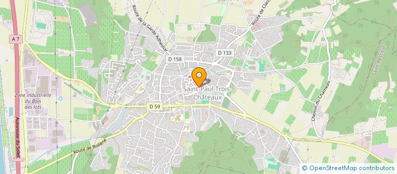 localisation de l'entreprise MAISON FORTE  SAINT-PAUL-TROIS-CHATEAUX