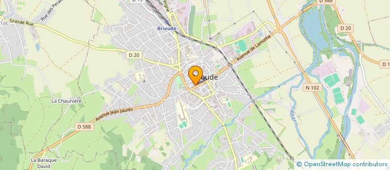 localisation de l'entreprise MAISON FOURCADE  BRIOUDE