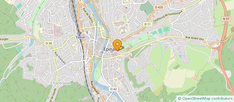 localisation de l'entreprise MAISON FRANCAIS à EPINAL