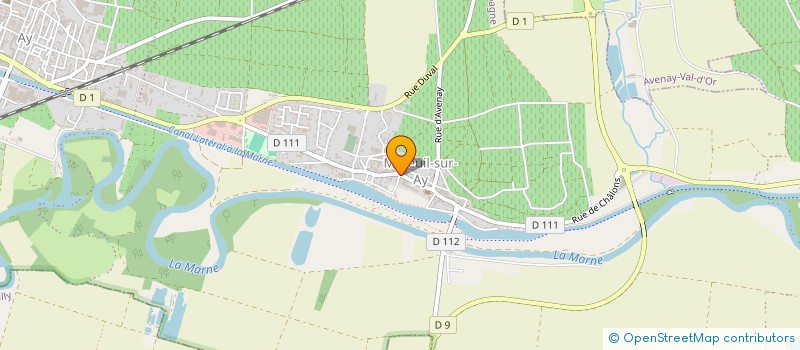 localisation de l'entreprise MAISON FRANCAISE LH  AY-CHAMPAGNE