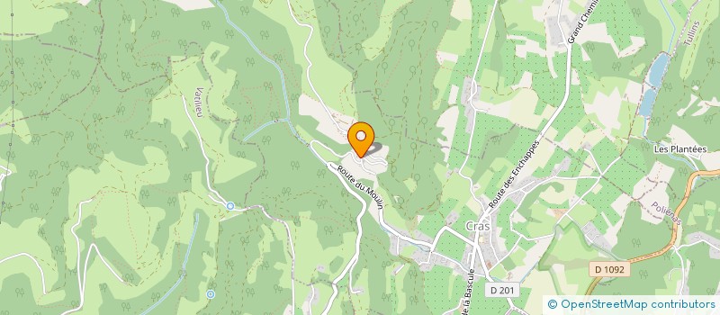 localisation de l'entreprise MAISON FRANCHINI  CRAS