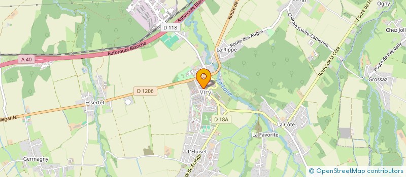 localisation de l'entreprise MAISON FRANCK B  VIRY