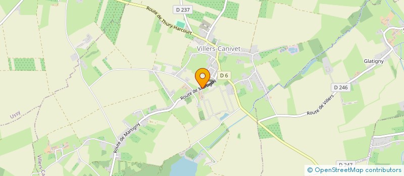 localisation de l'entreprise MAISON FREDERIC  VILLERS-CANIVET