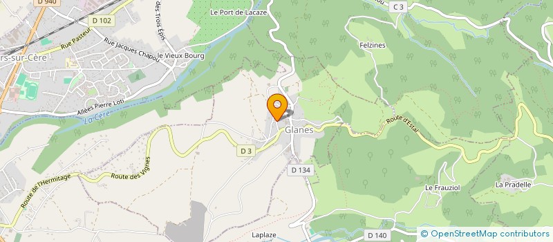 localisation de l'entreprise MAISON FREGEAT à GLANES