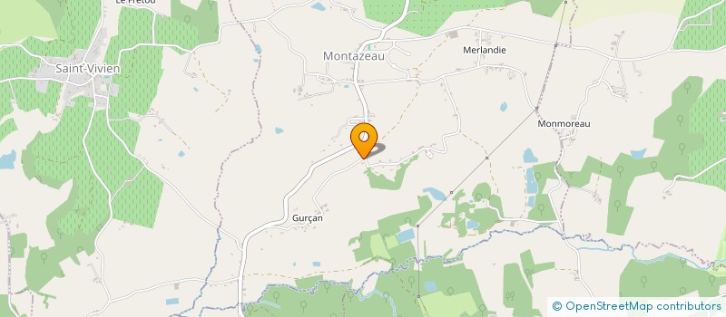 localisation de l'entreprise MAISON FROIDEFOND ARCHERIE  MONTAZEAU