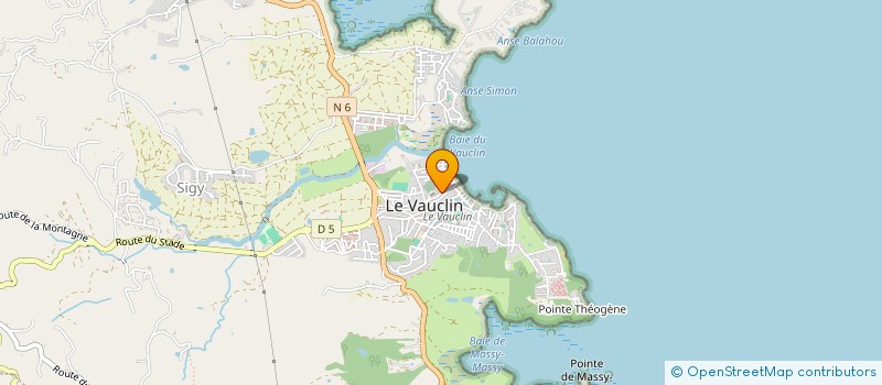 localisation de l'entreprise MAISON FUNERAIRE ULTIM'REPOS  LE VAUCLIN