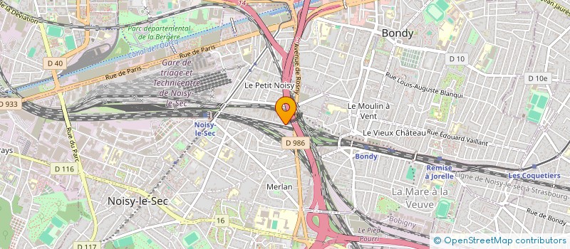 localisation de l'entreprise MAISON FUSION  NOISY-LE-SEC