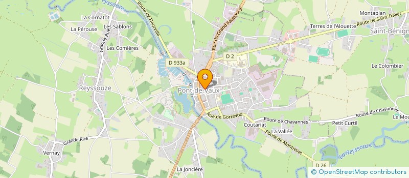 localisation de l'entreprise MAISON G BONIFACE à PONT-DE-VAUX