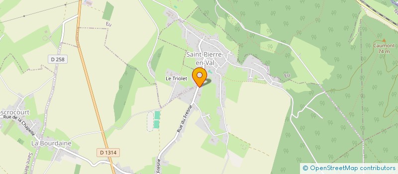 localisation de l'entreprise MAISON GADAX  SAINT-PIERRE-EN-VAL