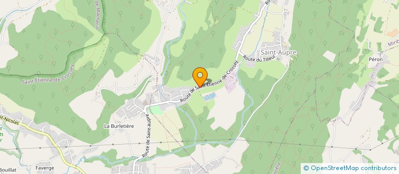 localisation de l'entreprise MAISON GAGET  SAINT-AUPRE