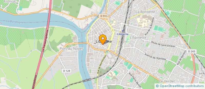 localisation de l'entreprise MAISON GALERIE LAURENCE PUSTETTO à LIBOURNE