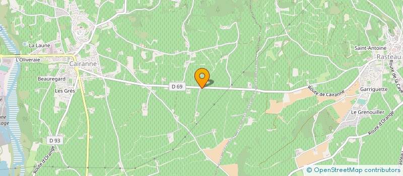 localisation de l'entreprise MAISON GALUVAL  CAIRANNE