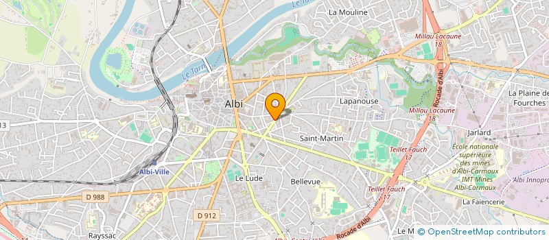 localisation de l'entreprise MAISON GALVAN à ALBI