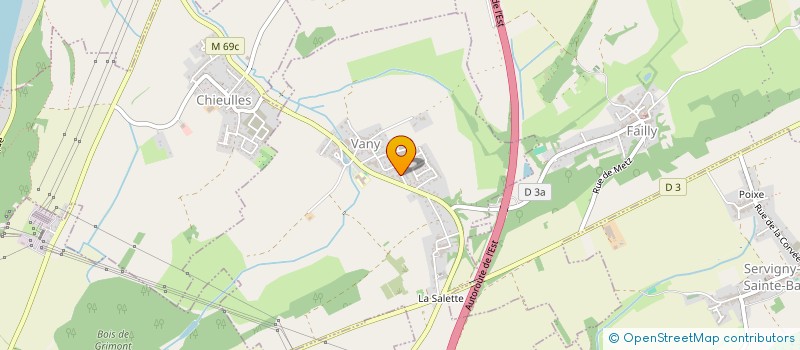 localisation de l'entreprise MAISON GAMMA  VANY