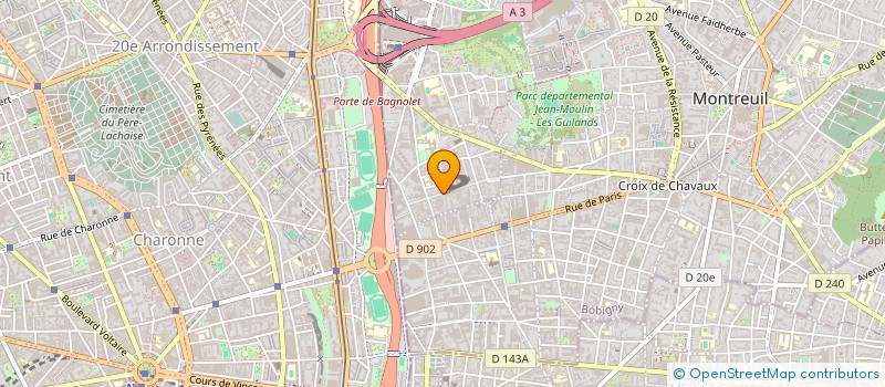 localisation de l'entreprise MAISON GARANCE à BAGNOLET