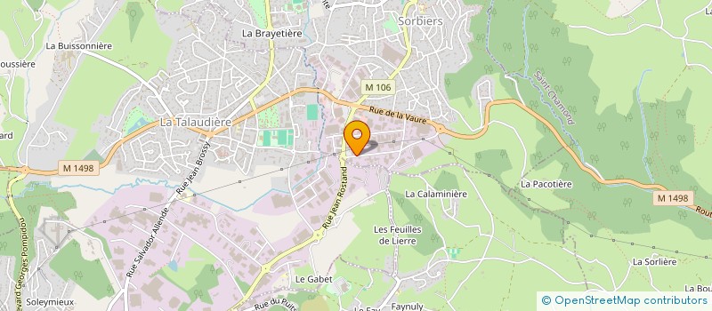 localisation de l'entreprise MAISON GAUCHER à SORBIERS