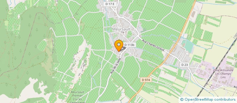 localisation de l'entreprise MAISON GAUFFROY-JACOB à MEURSAULT