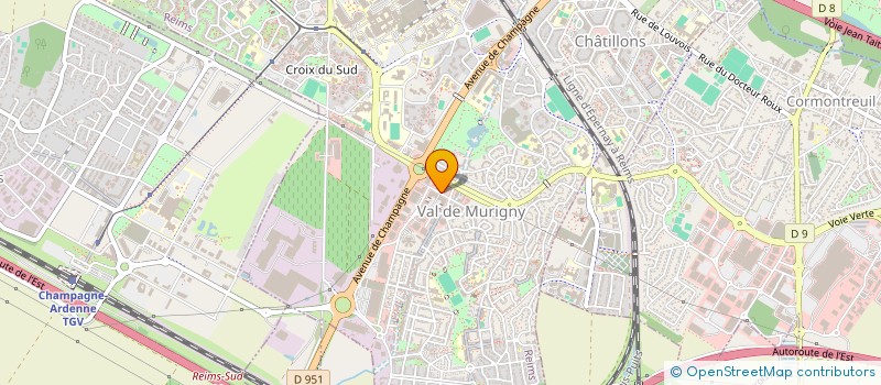 localisation de l'entreprise MAISON GAUTIER  REIMS