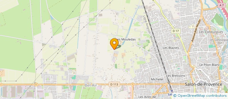 localisation de l'entreprise MAISON GAYET  SALON-DE-PROVENCE
