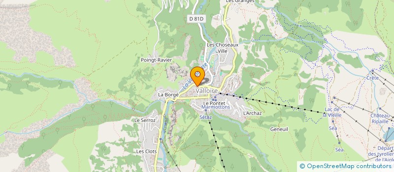 localisation de l'entreprise MAISON GENERATION PASSIVE INGENERIE  VALLOIRE