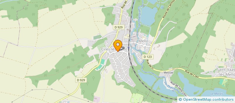 localisation de l'entreprise MAISON GEOFFROY  CIRES-LES-MELLO