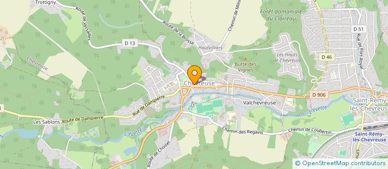 localisation de l'entreprise MAISON GEORGETTE ET EUGENIE à CHEVREUSE