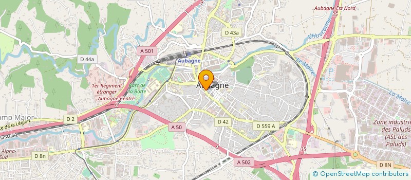 localisation de l'entreprise MAISON GIRAUD THEOPHILE à AUBAGNE