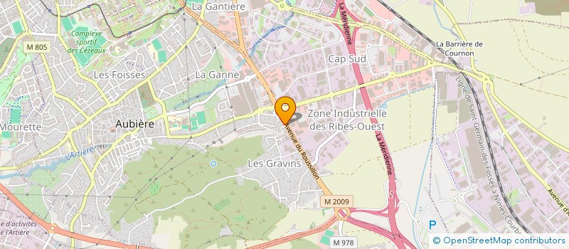 localisation de l'entreprise MAISON GLOW  AUBIERE