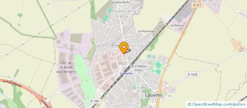 localisation de l'entreprise MAISON GOAT  LOUVRES