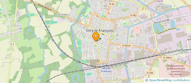 localisation de l'entreprise MAISON GOBLET à VITRY-LE-FRANCOIS