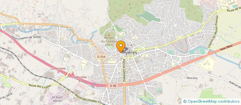 localisation de l'entreprise MAISON GODILLOT  HYERES