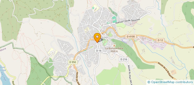 localisation de l'entreprise MAISON GORDE  FORCALQUIER