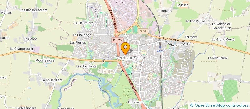 localisation de l'entreprise MAISON GOUPIL  VERN-SUR-SEICHE