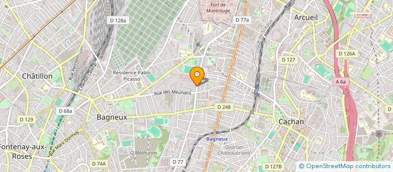 localisation de l'entreprise MAISON GRAINE  BAGNEUX
