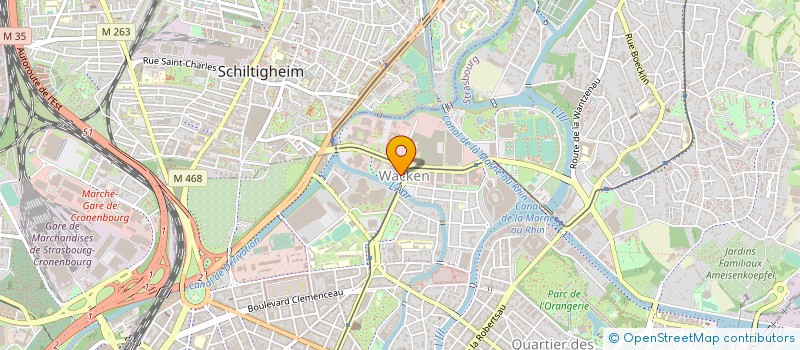 localisation de l'entreprise MAISON GRAND EST EUROPE à STRASBOURG