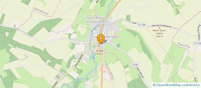 localisation de l'entreprise MAISON GRAND NORD  FAUQUEMBERGUES