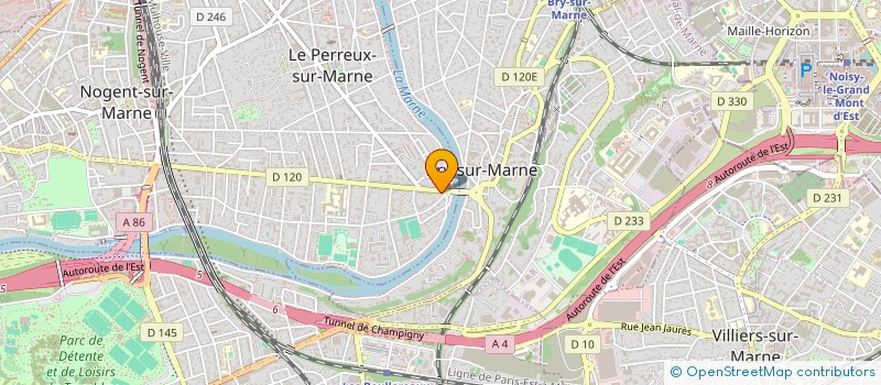 localisation de l'entreprise MAISON GRAND PERE IV à LE PERREUX-SUR-MARNE