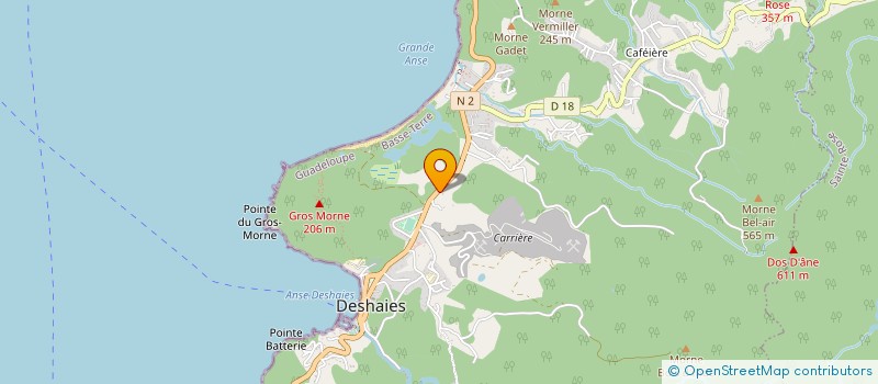 localisation de l'entreprise MAISON GRANDE ANSE  DESHAIES