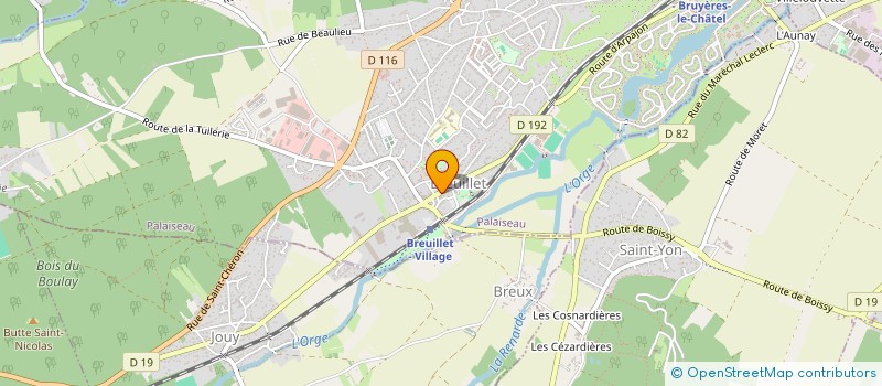 localisation de l'entreprise MAISON GRASSI à BREUILLET