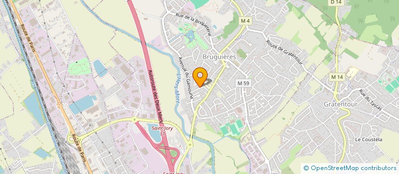 localisation de l'entreprise MAISON GRENAUX  BRUGUIERES